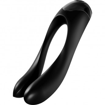Универсальный пальчиковый вибратор для эрогенных зон SATISFYER CANDY CANE, черный Универсальный пальчиковый вибратор для эрогенных зон SATISFYER CANDY CANE, черный