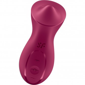 Вибратор с движущимся шариком SATISFYER EXCITERRR силикон бордовый Вибратор с движущимся шариком SATISFYER EXCITERRR силикон бордовый