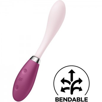 Вибростимулятор SATISFYER G-SPOT FLEX 3, красный Вибростимулятор SATISFYER G-SPOT FLEX 3, красный